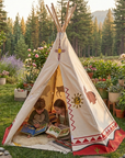 Animal Print Teepee Play Tent