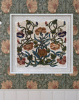Florence Framed Embroidery Print - Medium