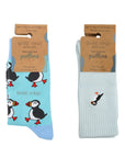 Blue Puffin 2 Pack Bamboo Sock Set