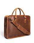 The Hemming Leather Laptop Bag | Vintage Leather Briefcase