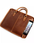 The Hemming Leather Laptop Bag | Vintage Leather Briefcase