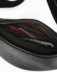 The Walcott Leather Waist Bag | Black Leather Fanny Pack -