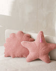 Boucle Fabric Throw Pillows - Soft Nordic Cushions for Sofa & Bed Decor by Minicamp at brixbailey.com
