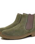 Toddy Short Boot in Sage Green