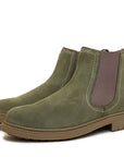Toddy Short Boot in Sage Green