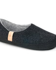 Dark Grey Cosy Lambswool Slippers