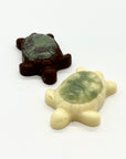 Turtles in Milk and White Chocolate