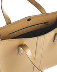 Handmade Leather Shopper - Iced Coffee