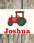 Tractor Personalised Towels