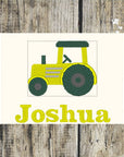 Tractor Personalised Towels