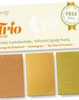 Trio Gift Set - Orange & Grapefruit, Lemongrass, Tea Tree & Turmeric