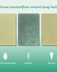 Trio Gift Set - Peppermint & Poppy Seeds, Rosemary, Aloe Vera