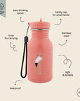 Kids' Stainless Steel Water Bottle – Durable & Leakproof by Trixie Baby at brixbailey.com