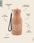 Kids' Stainless Steel Water Bottle – Durable & Leak Proof by Trixie Baby at brixbailey.com