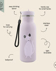 Durable Kids' Stainless Steel Water Bottle – Leak Proof & Eco-Friendly by Trixie Baby at brixbailey.com