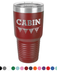 American Flag 30 oz Tumbler - Powder Coated