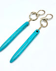 Howlite Drop Earrings