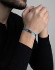 Carbon Regent Cord Bracelet