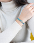 Silver Soho Cord Bracelet