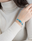 Blue Soho Cord Bracelet