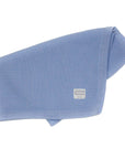 Misty Blue Organic Cotton Knitted Baby Blanket – 100 X 80cm