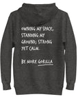 Think Ocean Gorilla Aspirations Cotton Blend Embroidered Hoodie