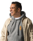 Think Ocean Leopard Aspirations Cotton Blend Embroidered Hoodie