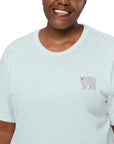 Think Ocean Polar Bear Aspirations Cotton Embroidered T-Shirt