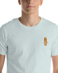 Think Ocean Leopard Aspirations Cotton Embroidered T-Shirt