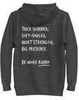 Think Ocean Rhino Aspirations Cotton Blend Embroidered Hoodie