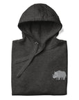 Think Ocean Rhino Aspirations Cotton Blend Embroidered Hoodie