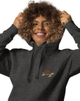 Think Ocean Turtle Aspirations Cotton Blend Embroidered Hoodie