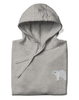 Think Ocean Polar Bear Aspirations Cotton Blend Embroidered Hoodie