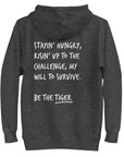 Think Ocean Tiger Aspirations Cotton Blend Embroidered Hoodie