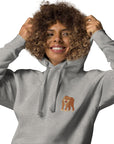 Think Ocean Tiger Aspirations Cotton Blend Embroidered Hoodie
