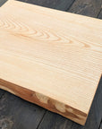 Super thick ash chopping board