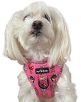 Signature Pink Chihuahua Print Exclusive Small Dog Harness by My Chi and Me SALE