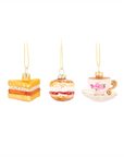 Afternoon Tea Baubles Set of 3