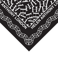 Helen Anthony Initial Twill Silk Scarf