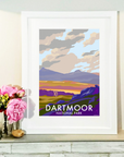 Dartmoor Travel Poster Print