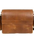 Hudson Leather Messenger Bag - Desert Tan