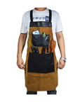 Toledo Leather Suede Apron