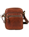 Leather Flight Crossbody Bag – Stylish & Travel Ready