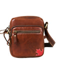 Leather Flight Crossbody Bag – Stylish & Travel Ready
