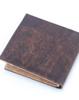 Two-tone Cork Wallet- Dark Brown