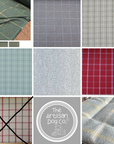 Drogo Red Check Dog Blanket | Luxury Handmade Reversible Sherpa Throw | Customisable Pet Blanket UK