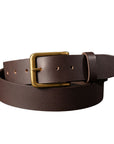 The Alchemist Belt - Brown Leather Belt With Gold-Tone Buckle