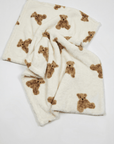 Bear Fleece Minky Blanket Super Soft