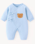 The Cozy Blue Boucle Baby Bear & Charming Bear Personalised Gift Box