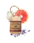 Wildflower Wisp Cold Process Soap | Rose, Lavender & Grapefruit Natural Handcrafted Soap | Vegan, Plastic-Free Skincare | 3 Styles Available